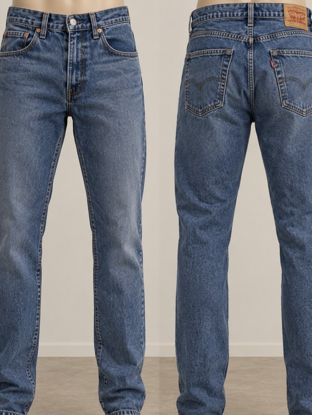 Levi's 505 Medium Wash Jeans 34×32